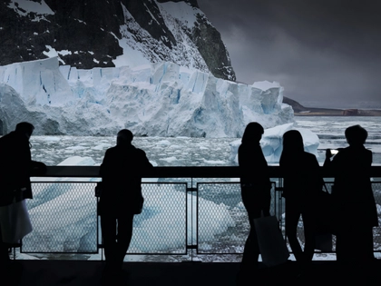 Antarktis im Panometer Leipzig