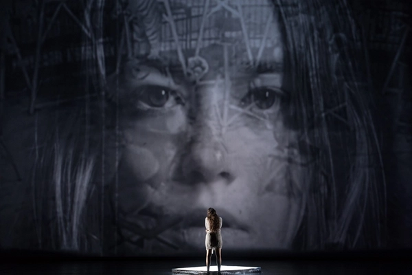Szene von "Lulu" an der Oper Leipzig (Premiere 16.6.18)