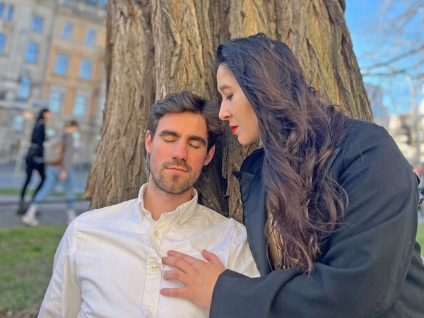 Samuel Huhn als Adonis sowie Yumi Tatsumiya als Venus, Foto: privat
