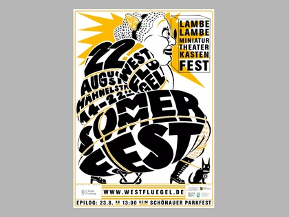Lambe-Lambe-Miniaturtheaterfest und Westflügel Sommerfest 2026