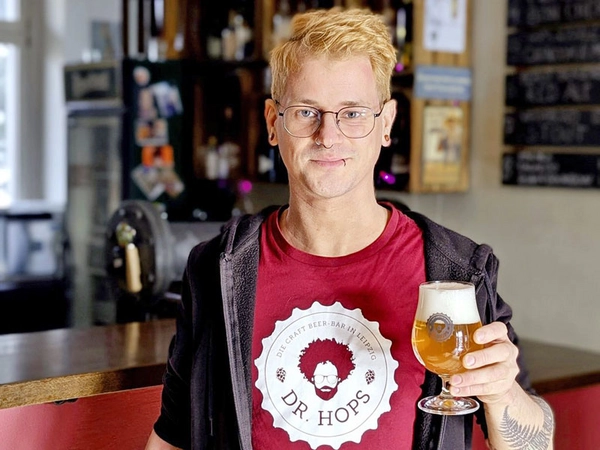 Leipziger Biersommelier Franz van Hops, Foto: Franz Uhlig