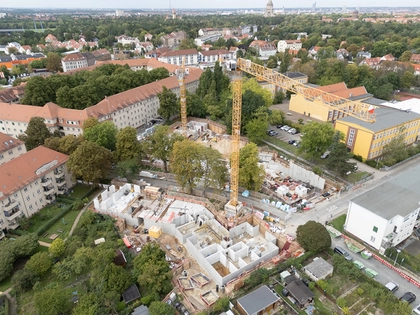 Dritte Grundsteinlegung der LWB in diesem Jahr