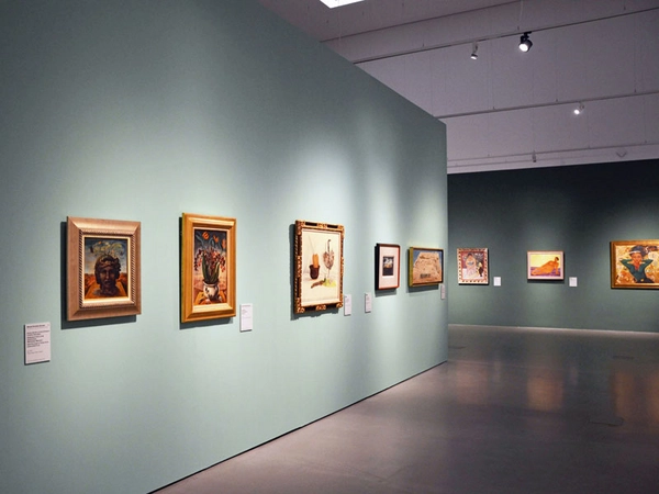 Blick in die Ausstellung "Olga Costa. Dialoge mit der mexikanischen Moderne", Foto: Theresa Wappes