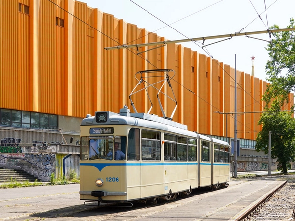 Gotha Gelenkzug G4 1206 am Deutschen Platz, Foto: Dave Tarassow