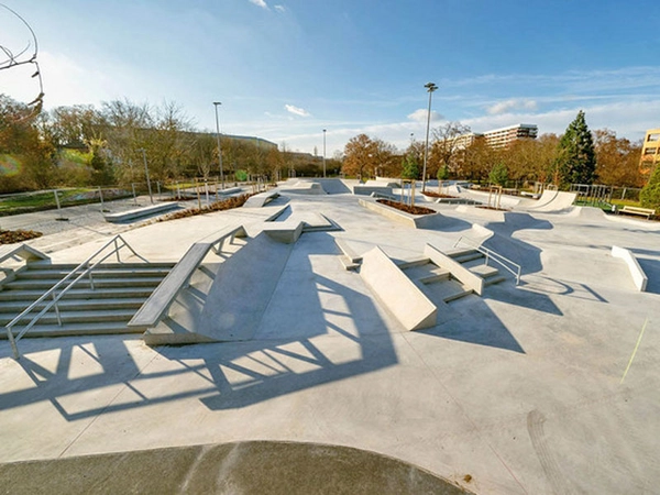 Neugestalteter Skatepark "Parkallee" in Leipzig-Grünau, Foto: Steffen Junghans