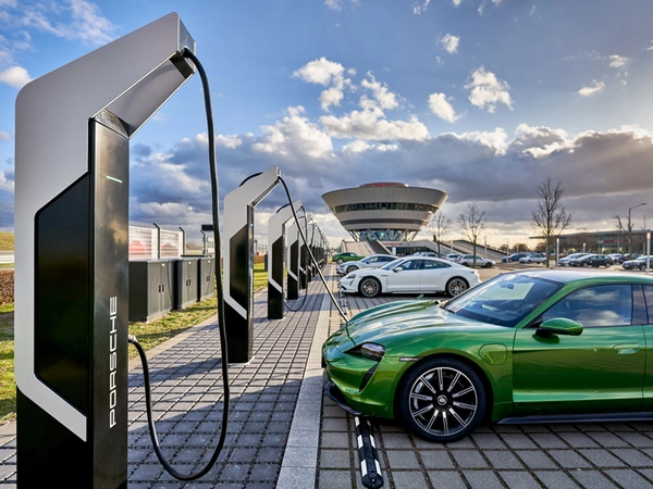 Ladepark "Porsche Turbo Charging" in Leipzig, Foto: Porsche AG