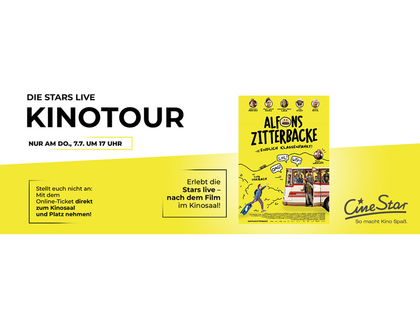 „Alfons Zitterbacke – Endlich Klassenfahrt!“ mit Darstellerbesuch im CineStar Leipzig