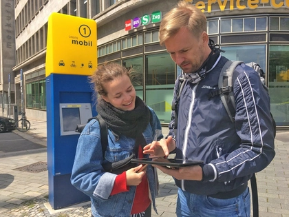 Stadtreinigung Leipzig ist neue Station bei Klima-Rallye