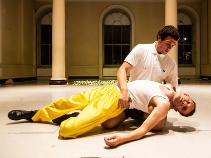 „Bunker Cabaret“: Die Hooligan Art Community (UKR) gastiert in der Schaubühne Lindenfels Leipzig „Bunker Cabaret“: Die Hooligan Art Community (UKR) gastiert in der Schaubühne Lindenfels Leipzig