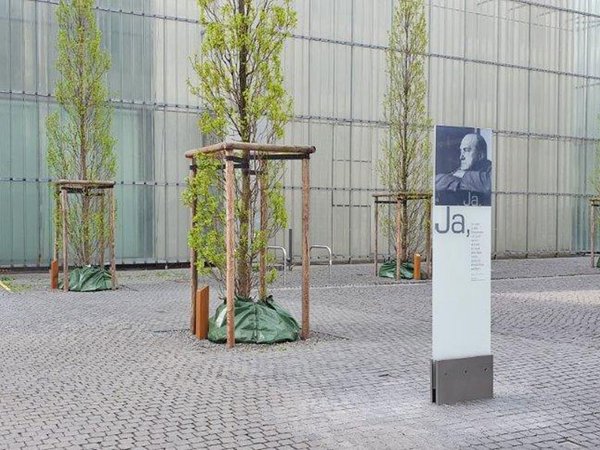 Gedenkstele für Max Beckmann am Museum der bildenden Künste, Foto: Stadt Leipzig