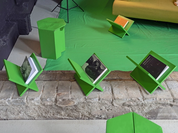 Blick in den Artistic Reading Room, Foto: HALLE 14 | Büro für Fotografie, Leipzig 2025