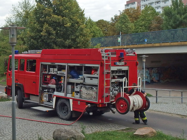 Tanklöschfahrzeug der Jugendfeuerwehr, Foto: FFW Grünau