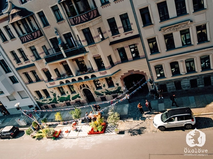Aktion zum PARK(ing) Day in Leipzig