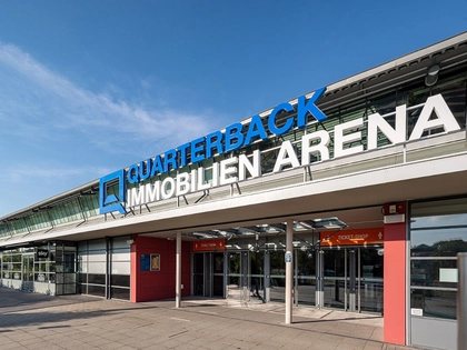 Neue LED-Beleuchtung für Quarterback Immobilien Arena Leipzig