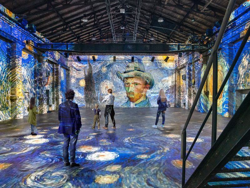 Kunstkraftwerk Leipzig zeigt immersive Ausstellung zu Vincent van Gogh