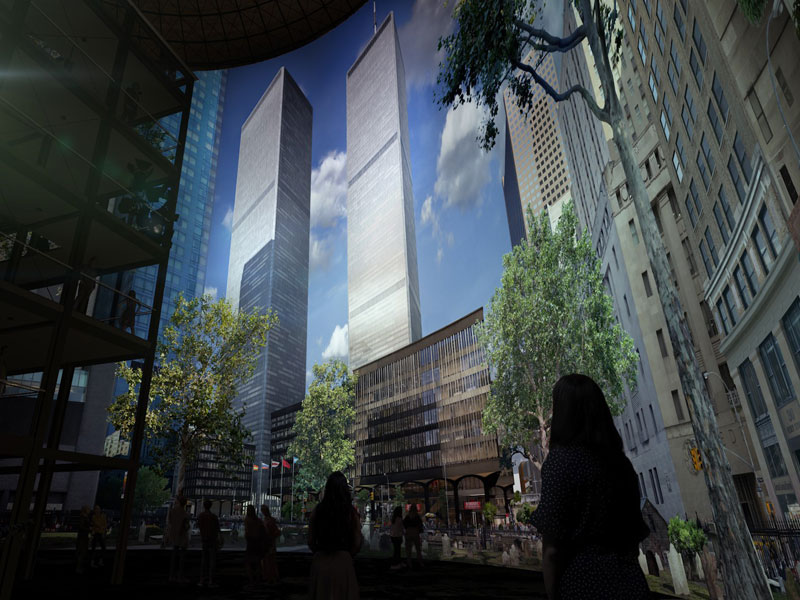 NEW YORK 9/11 im Panometer Leipzig Ein Werk vor der Vollendung