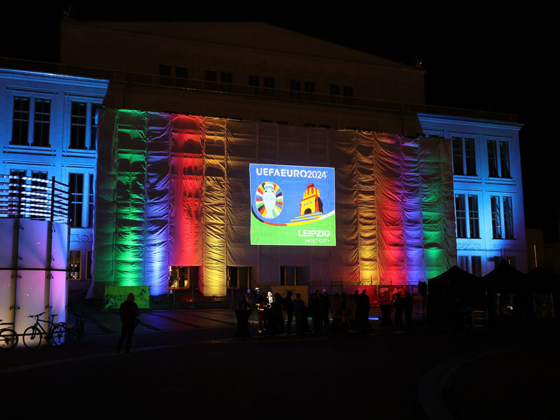 Logo zur UEFA EURO 2024 für Leipzig LEIPZIGINFO.DE