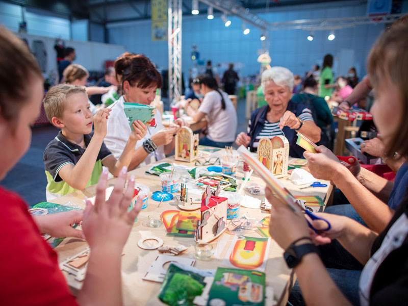 Freizeitmesse "modellhobbyspiel" auf der Leipziger Messe lockt 2022
