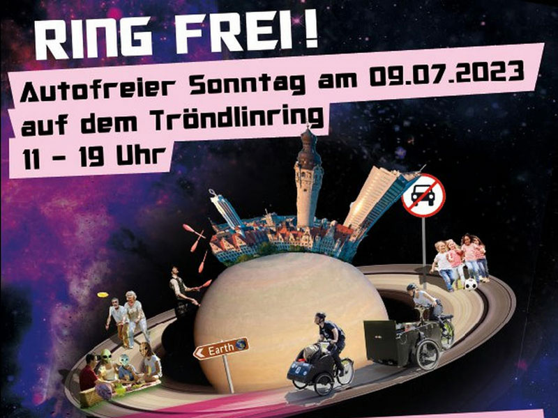 Ring frei! Bündnis organisiert autofreien Sonntag auf dem Tröndlinring