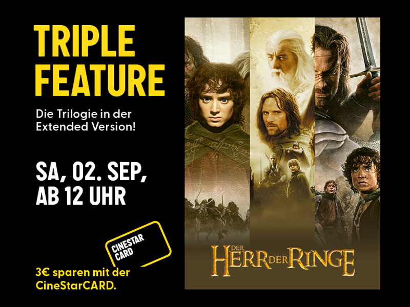 Das „Herr der Ringe“Triple Feature in der Extended Version im CineStar Leipzig LEIPZIGINFO.DE