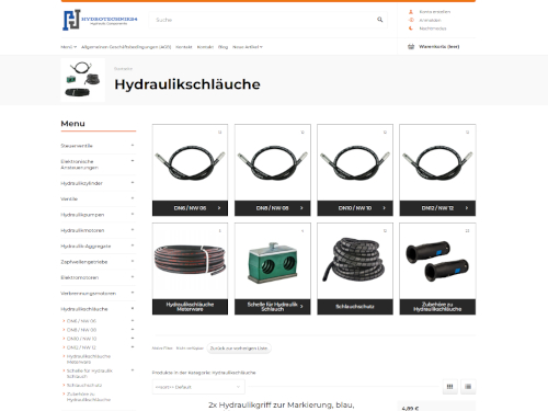 Hydraulikschläuche - Hydrotechnik24