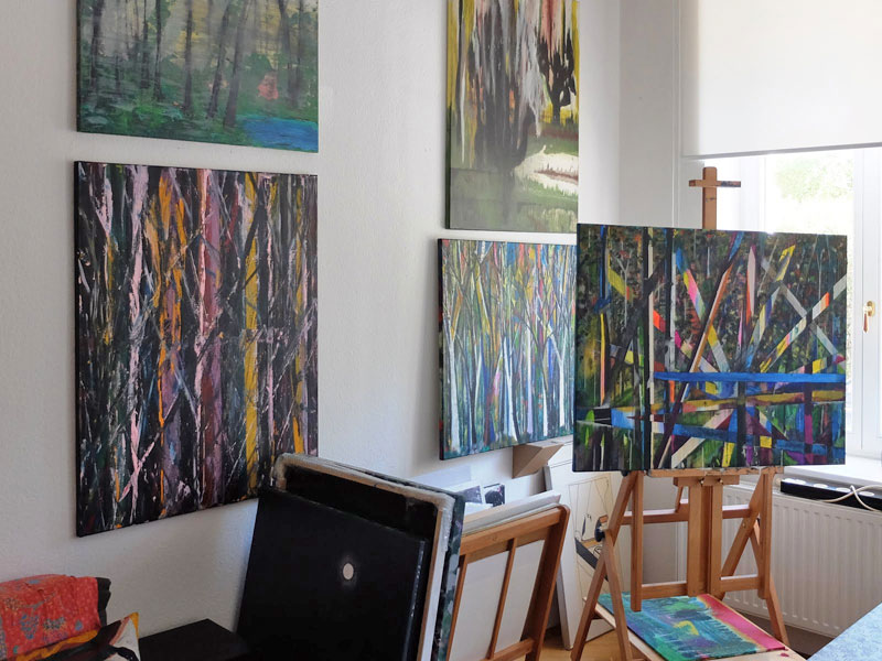 Offene Ateliers Leipzig: Atelier Reinhard Strobel, Foto: Kunstverein ars avanti e.V. Offene Ateliers Leipzig: Atelier Reinhard Strobel, Foto: Kunstverein ars avanti e.V.